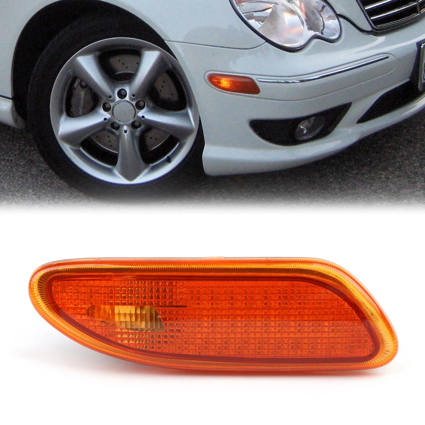 Right Side Marker Lamp Turn Signal Light Housing 63137406370 for Mini F60 (2016–2021)