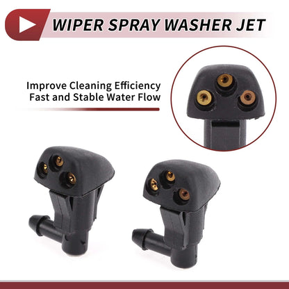2X Front Windshield Washer Nozzle for Chevrolet Cruze (2008–2012) No. 42475593