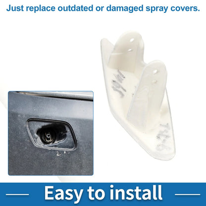 Front Right Washer Nozzle Cover Cap for BMW 428i White (2014-2016)