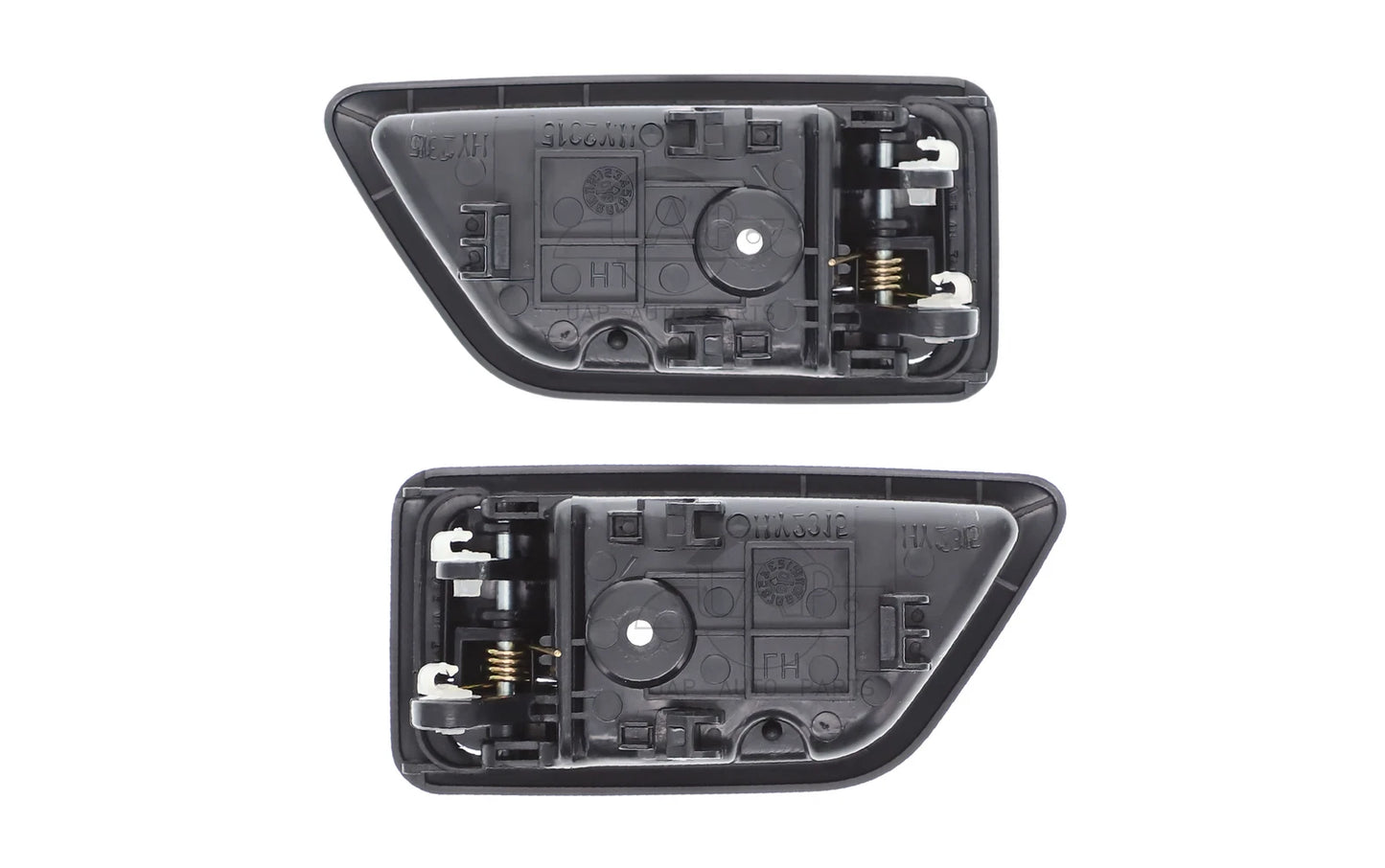 Set of 2 Texture Black Inner Door Handles for Hyundai Getz (2002–2011)