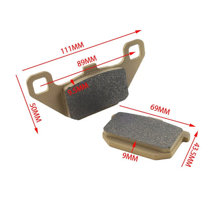 Brake Pads for KAWASAKI GPz 900 R, ZG1000, VN1500, GENERIC Vertigo 125