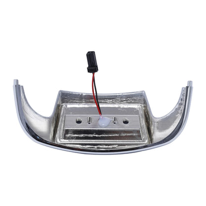 Front Fender Tip Light ABS Chrome Smoke for Harley FLHT Electra Glide FLHR