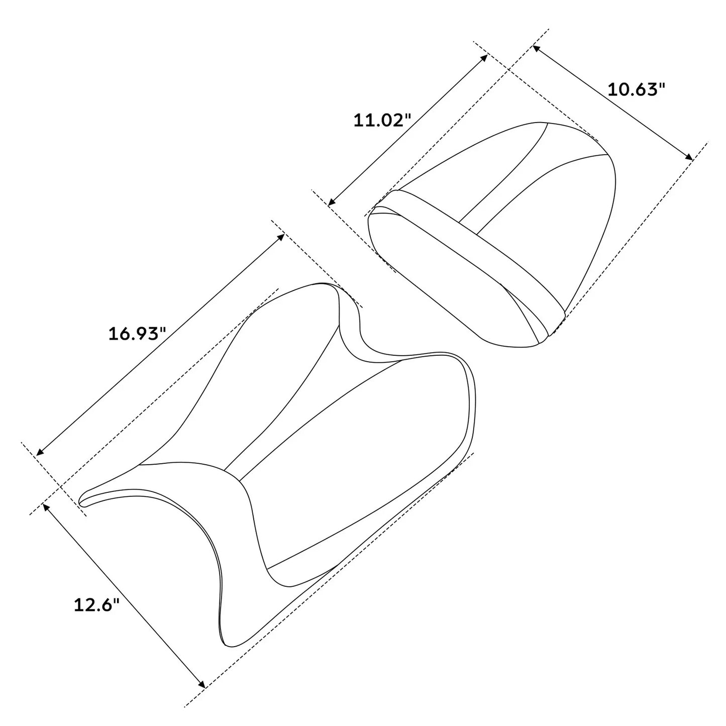 Driver & Passenger Seats for Yamaha YZF R6 (2008-2016)