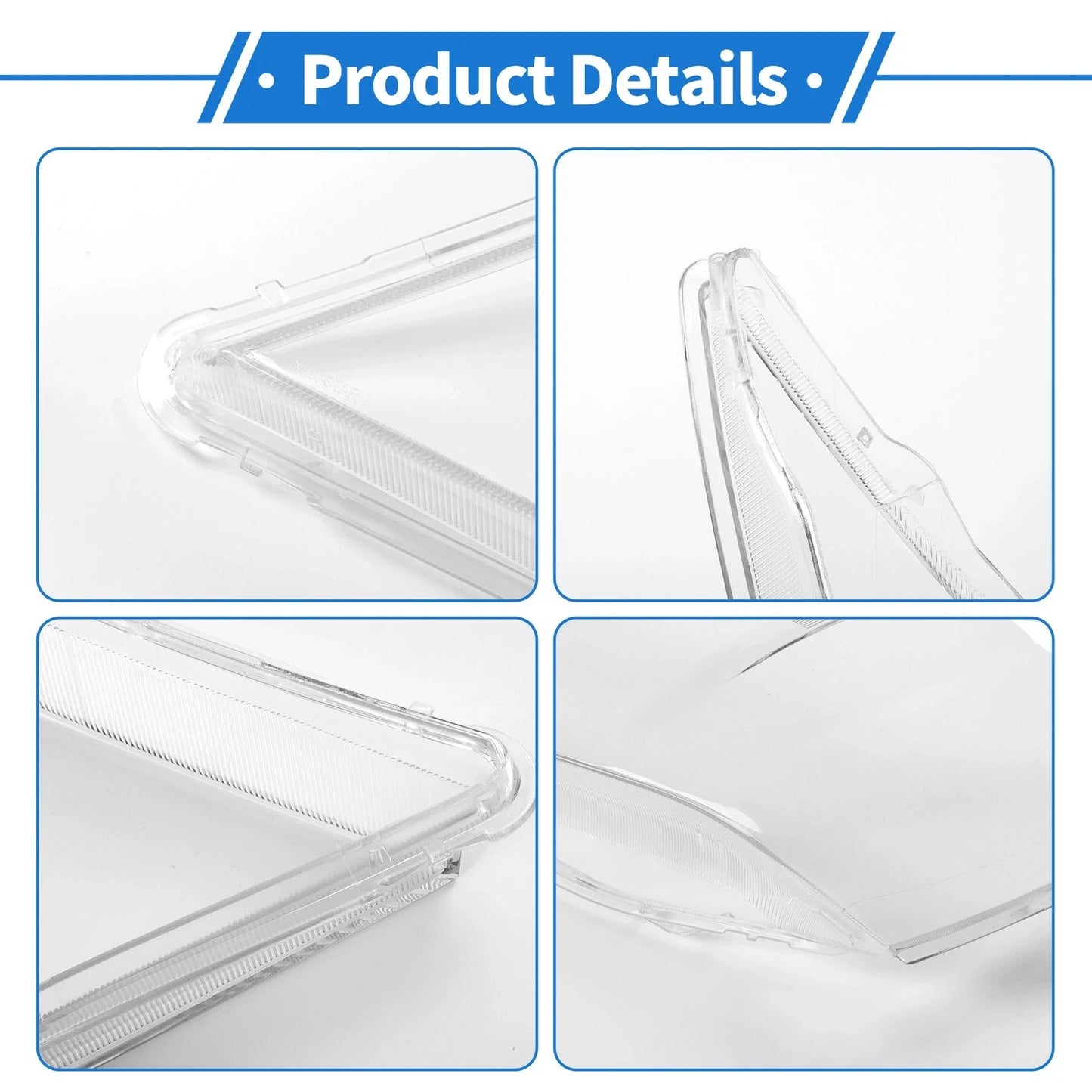 Car Front Left Headlight Lens Cover for Honda Acura 2007-2013 PC Clear