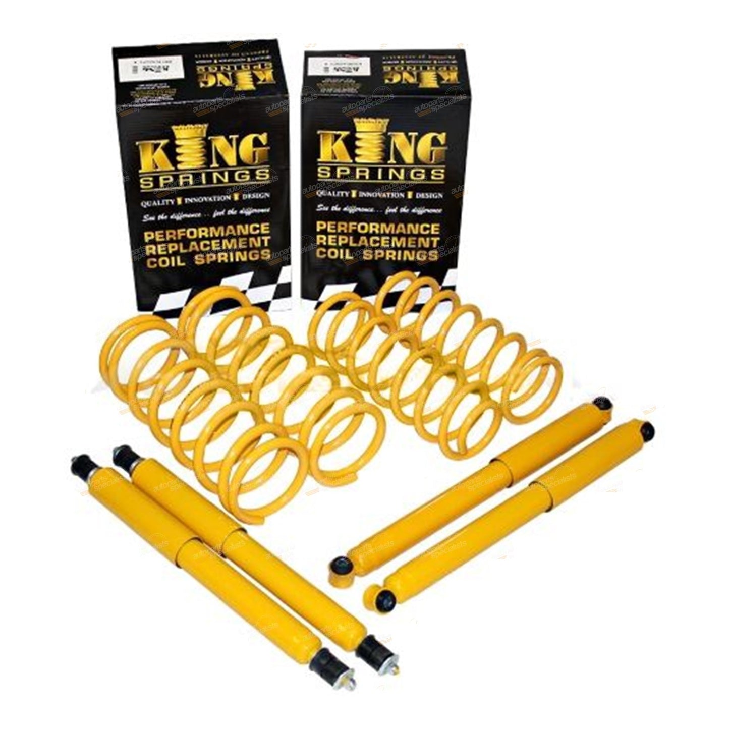 Suspension Coil Spring Kit for Toyota Landcruiser 80 Series (1990–1997)