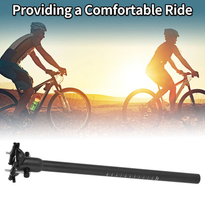Bike Seat Post 22.2x400mm for Universal Fit (Carbon Fiber, Matte Black)