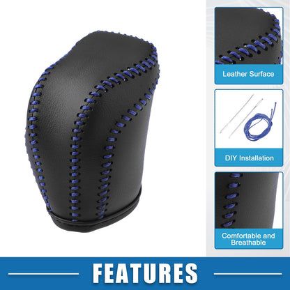 Gear Shift Head Knob Cover for Toyota RAV4 (2013–2016) Black Blue