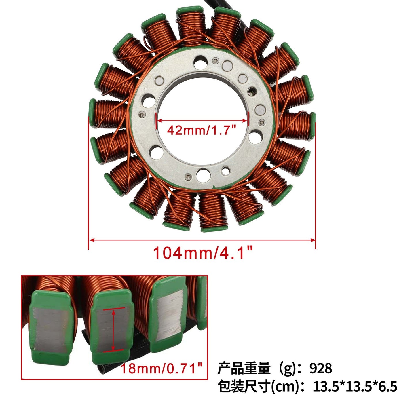Stator Coil for KTM 690 Duke 2013–2017 / 690 Enduro R 2014–2017