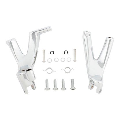 Forward Controls Mounts for Harley Fat Bob Sport Glide FLSB (2018-2024) Chrome