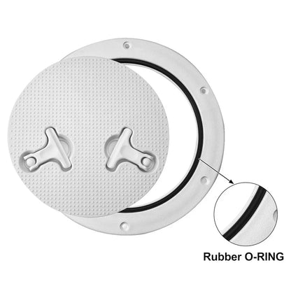 8 Inch Marine Inspection Deck Plate Hatch with Cover for Boat