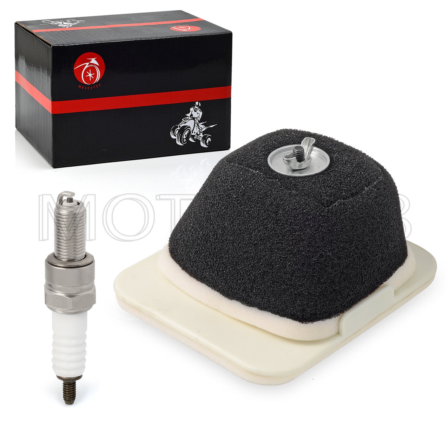 Air Filter Element Assembly & Spark Plug for Yamaha TTR125E (2003–2009)