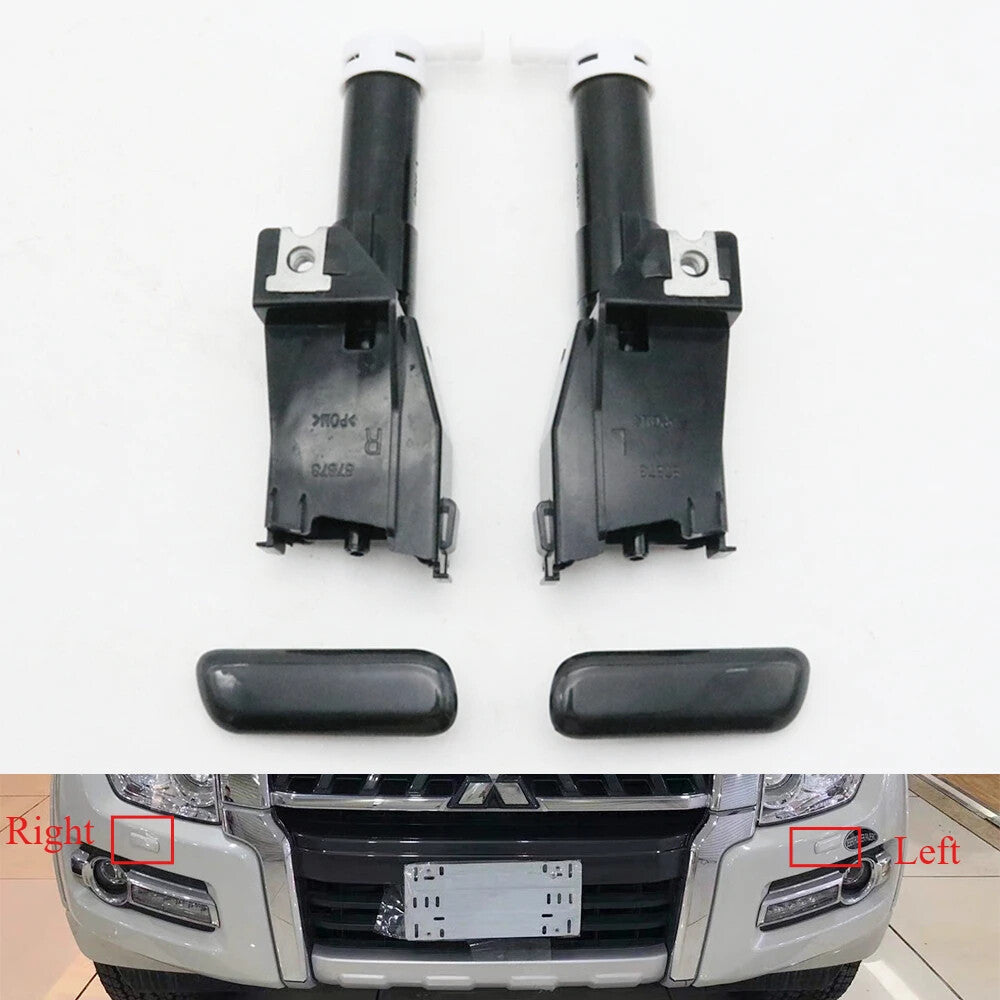 Headlight Washer Nozzle with Cover for Mitsubishi Pajero Shogun Montero (2006–2016)