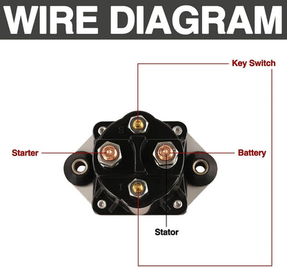 Solenoid Relay for Mercury Marine (40-250Hp)
