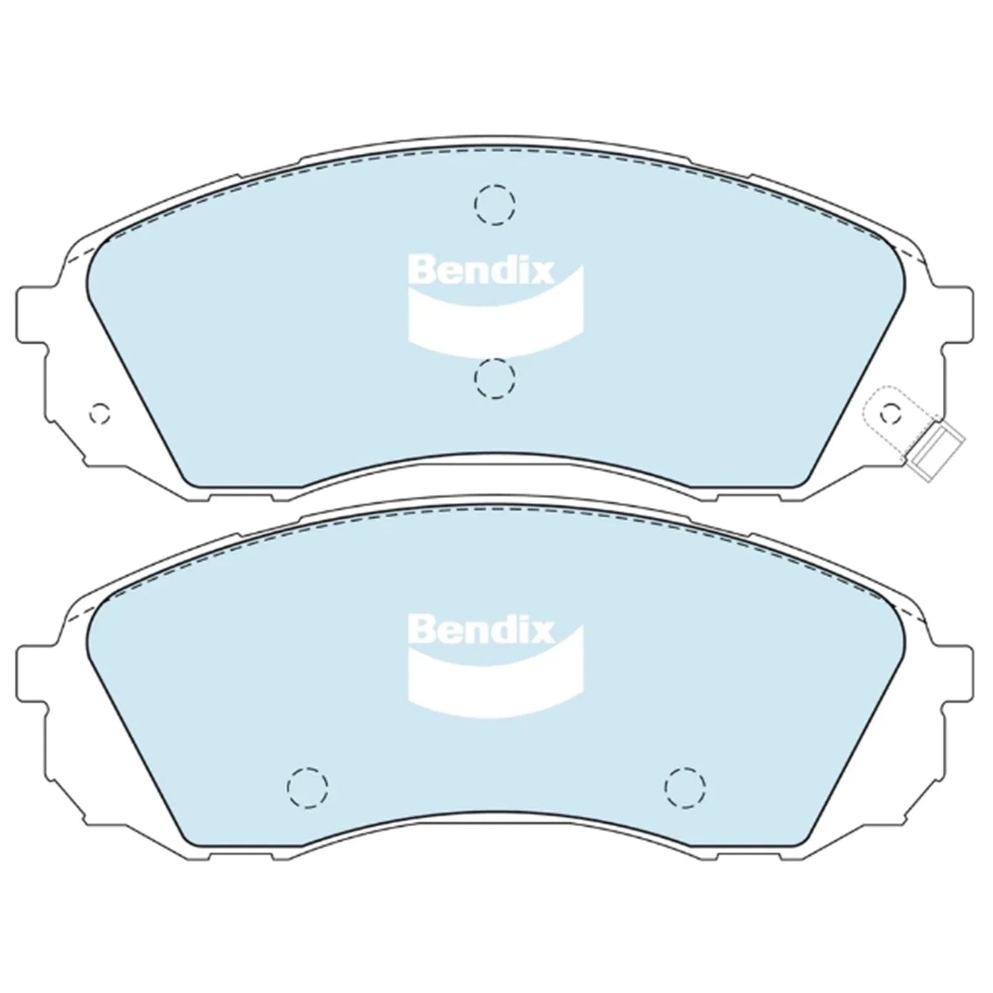 Front Disc Brake Pad Set for Kia Sorento UM 4cyl 2.2L D4HB (2015 - 2017)