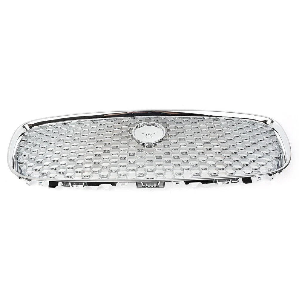 Front Upper Bumper Mesh Grille for Jaguar XF XFR (2016-2020) Chrome