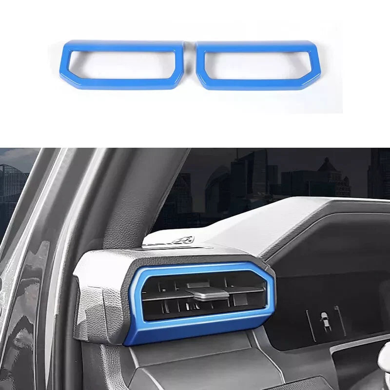 15x ABS Blue Interior Accessories Cover Trim for Toyota Tacoma (2024–2025)