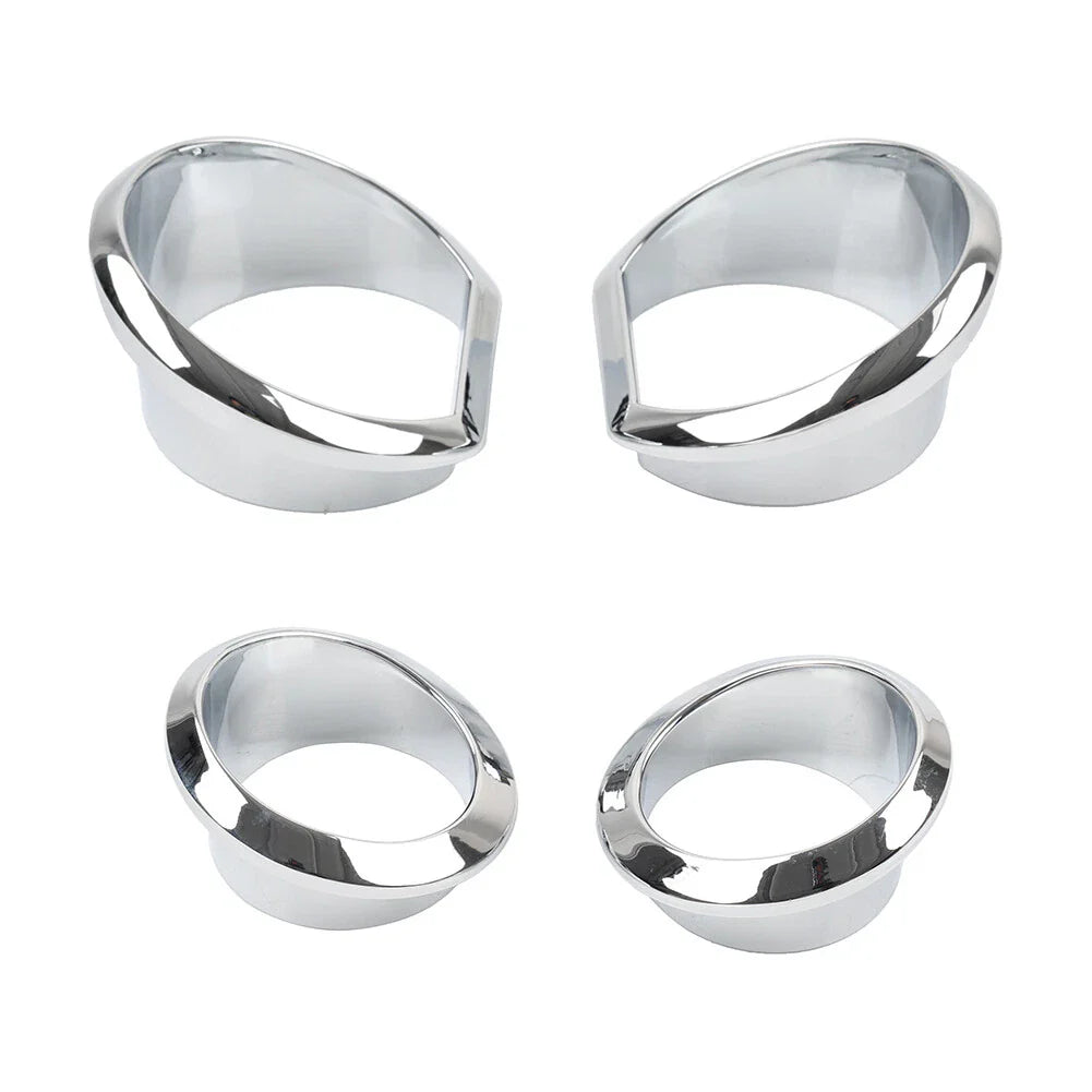 Chrome Gauge Bezel Trim Ring for Harley Touring Electra Street Glide (14-23)
