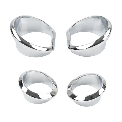 Chrome Gauge Bezel Trim Ring for Harley Touring Electra Street Glide (14-23)