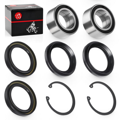 Rear Wheel Bearings & Seals Kit for Honda Rincon 650 680 (2003–2014)