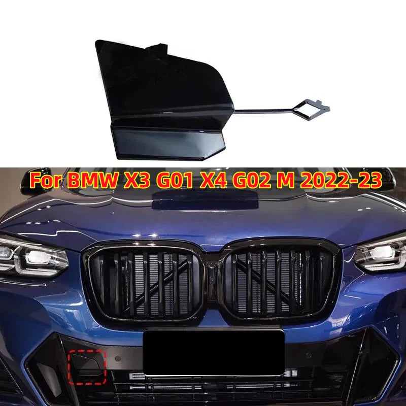 Tow Hook Eye Cover Cap Front Bumper for BMW X3 G01 X4 G02 M (2022–2023)