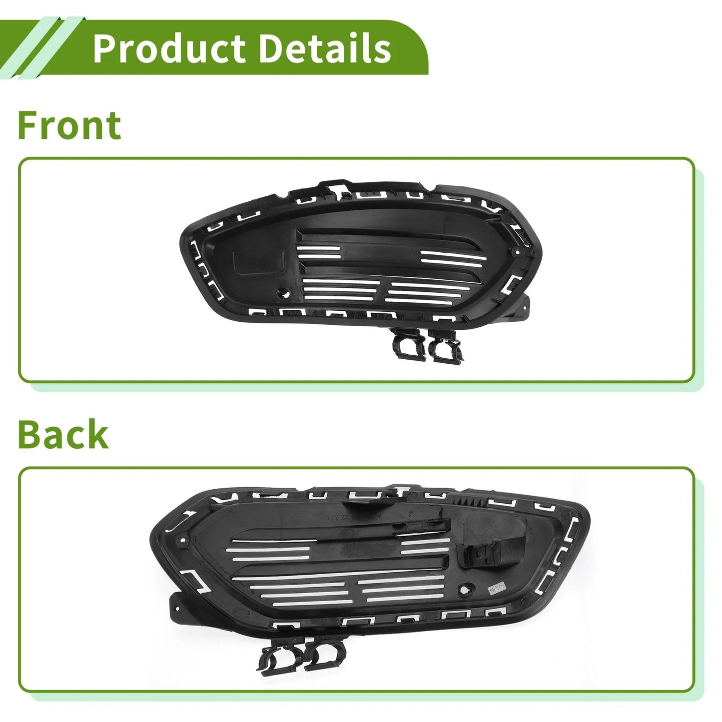 Front Left Fog Light Grill for Mercedes Benz CLA (2013-2019)