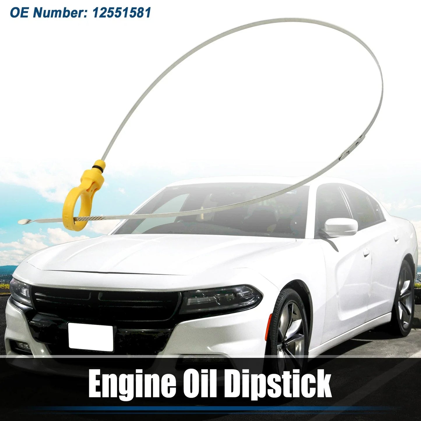 Engine Oil Fluid Level Dipstick for Chevrolet Camaro Z28 (2002-2009)