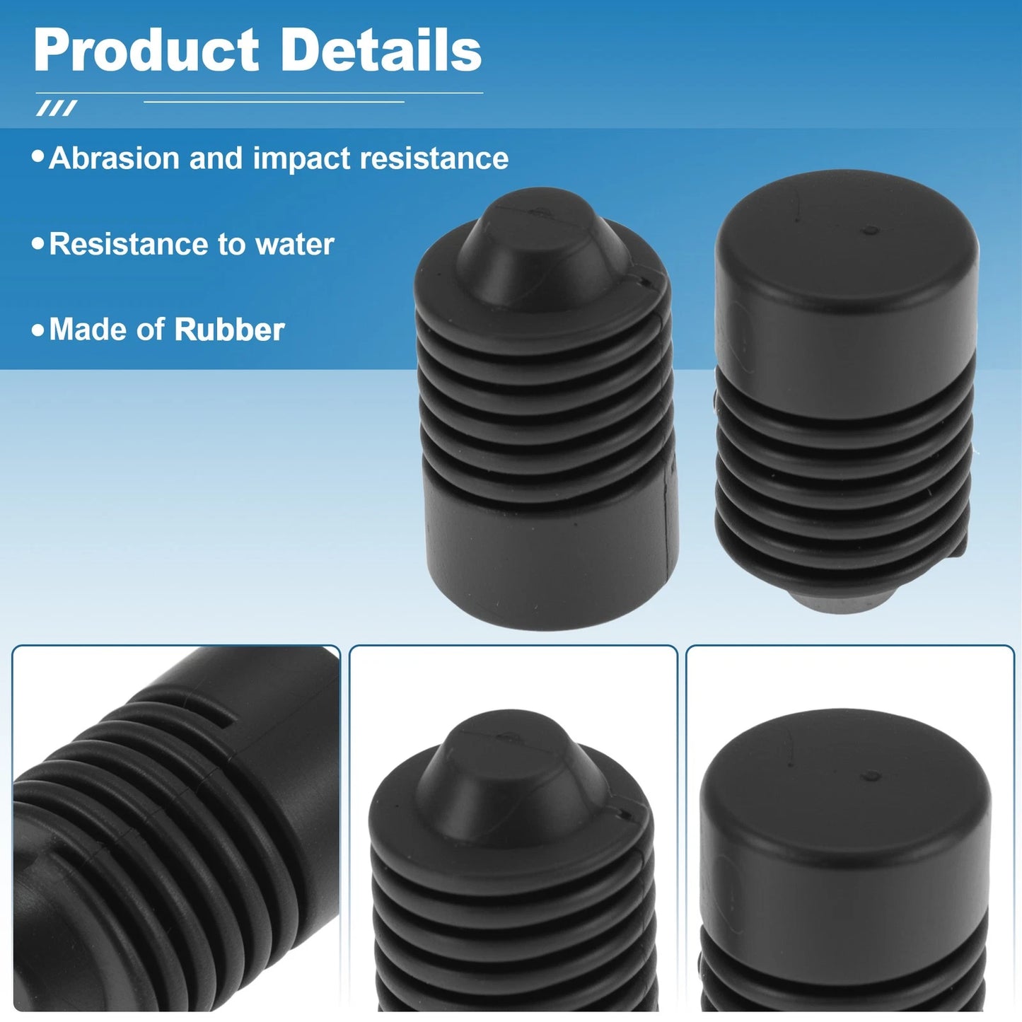 Set of 4 Hood Bump Stop Rubber Bumper Cushions for Toyota Highlander (2001–2013) 9054115019