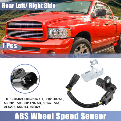 ABS Wheel Speed Sensor for Dodge Ram 1500 1998-2005 (2 x)