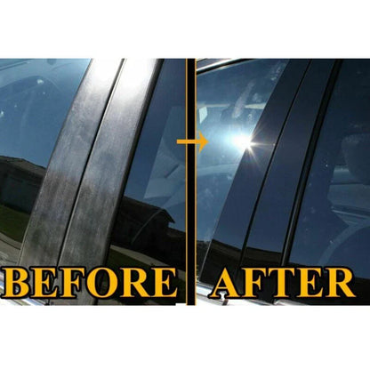 Window Pillar Posts Cover Trim 6 x for Jeep Compass (2017–2023)