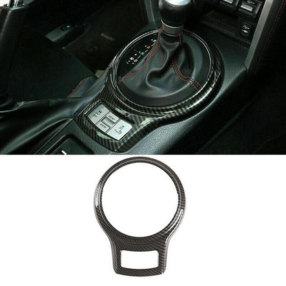 Carbon Fiber Gear Shift Panel Trim for Toyota 86 Subaru BRZ Scion FR-S (2012-2020)