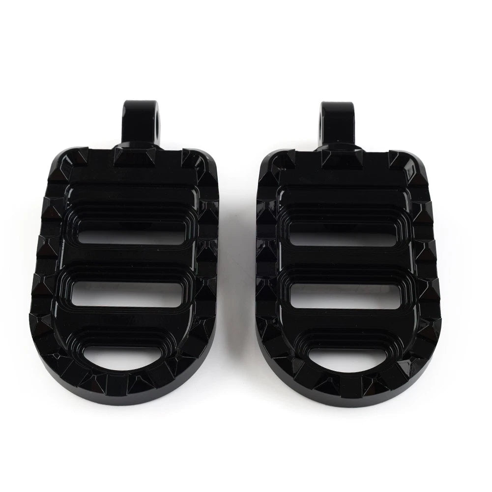 Set of 2 Chrome Metal Rear Swingarm Tube Covers for Harley Davidson Softail (2000–2007)