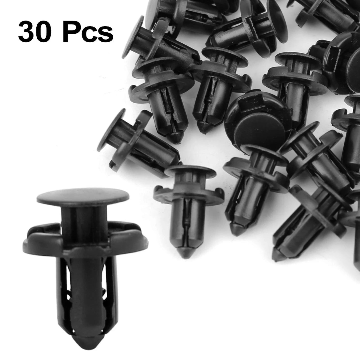 30Pcs Push Type Bumper Clips for Mitsubishi Honda