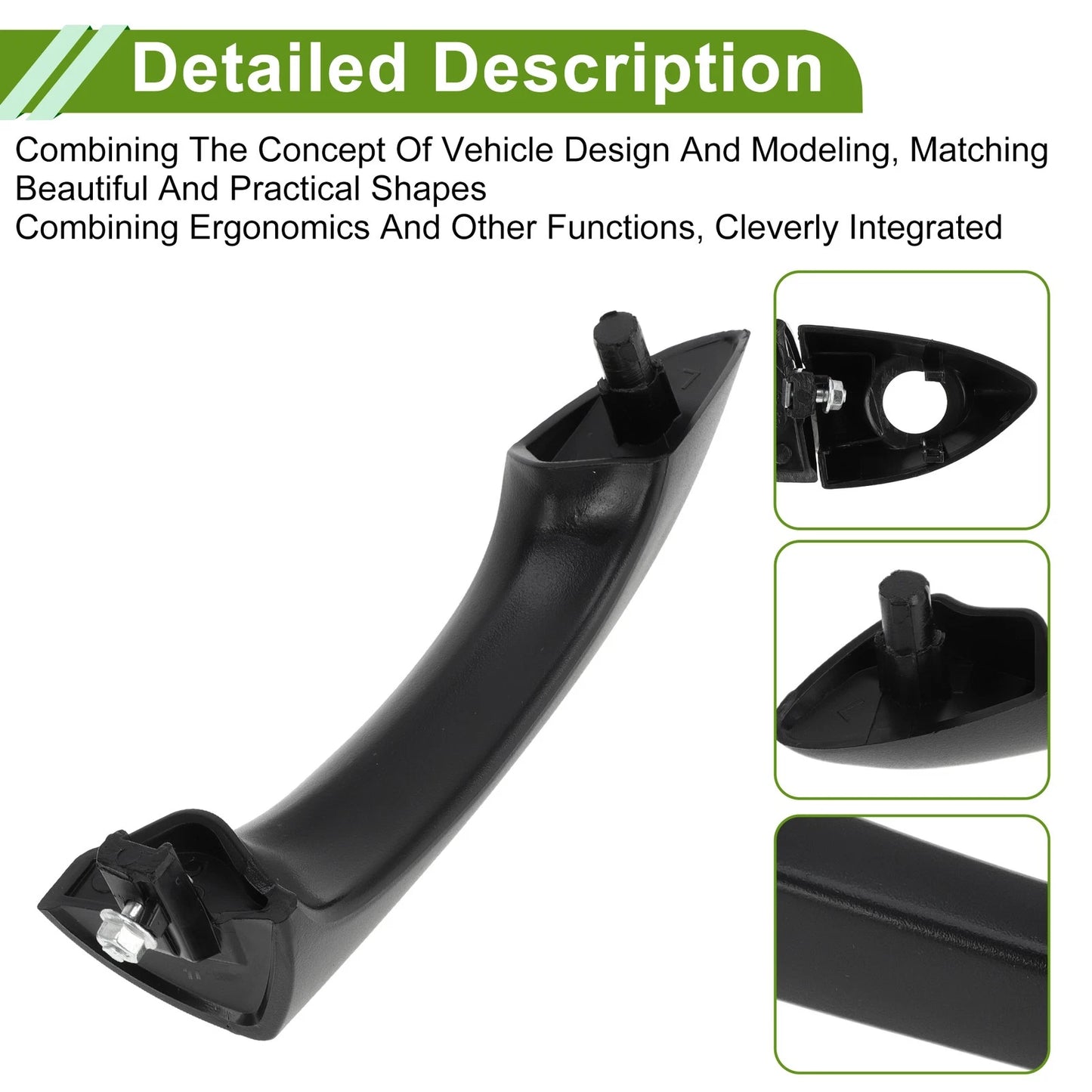 Exterior Door Handle for BMW X5 E53 (2000–2006) No.51218243617 Black Front Left