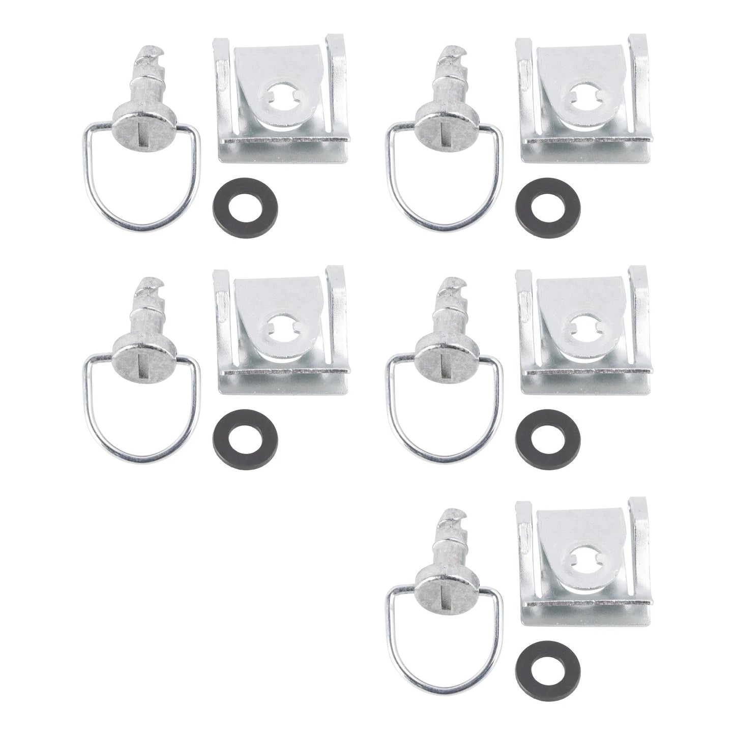 5X Silver Fairing Quick Fix Screw for 14mm Track Bikes (All Years)
