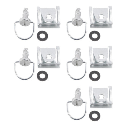 5X Silver Fairing Quick Fix Screw for 14mm Track Bikes (All Years)