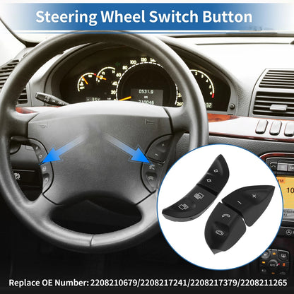 Steering Wheel Buttons for Mercedes-Benz CL Class (2000–2006) 2208210679
