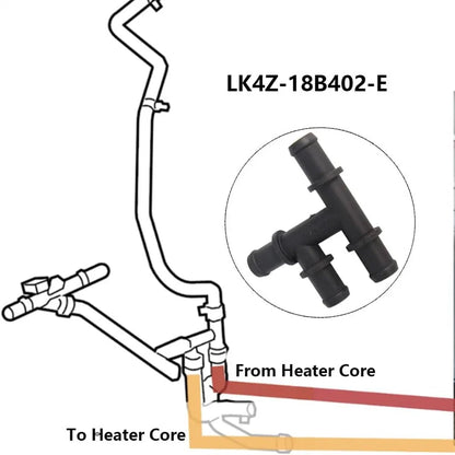 4 Way Heater Core Coolant Connector Hose for Ford Transit (2014-2023)