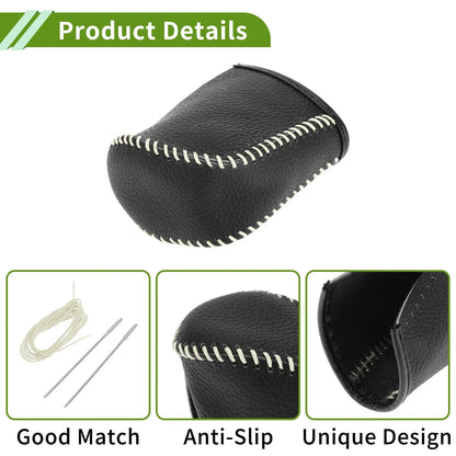 Car Gear Shift Knob Cover for Lexus NX300 2014-2021 - Pebbled Black Beige