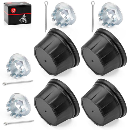 Set of 4 Wheel Center Caps for Honda Rancher 420 TRX420 (2007–2023)