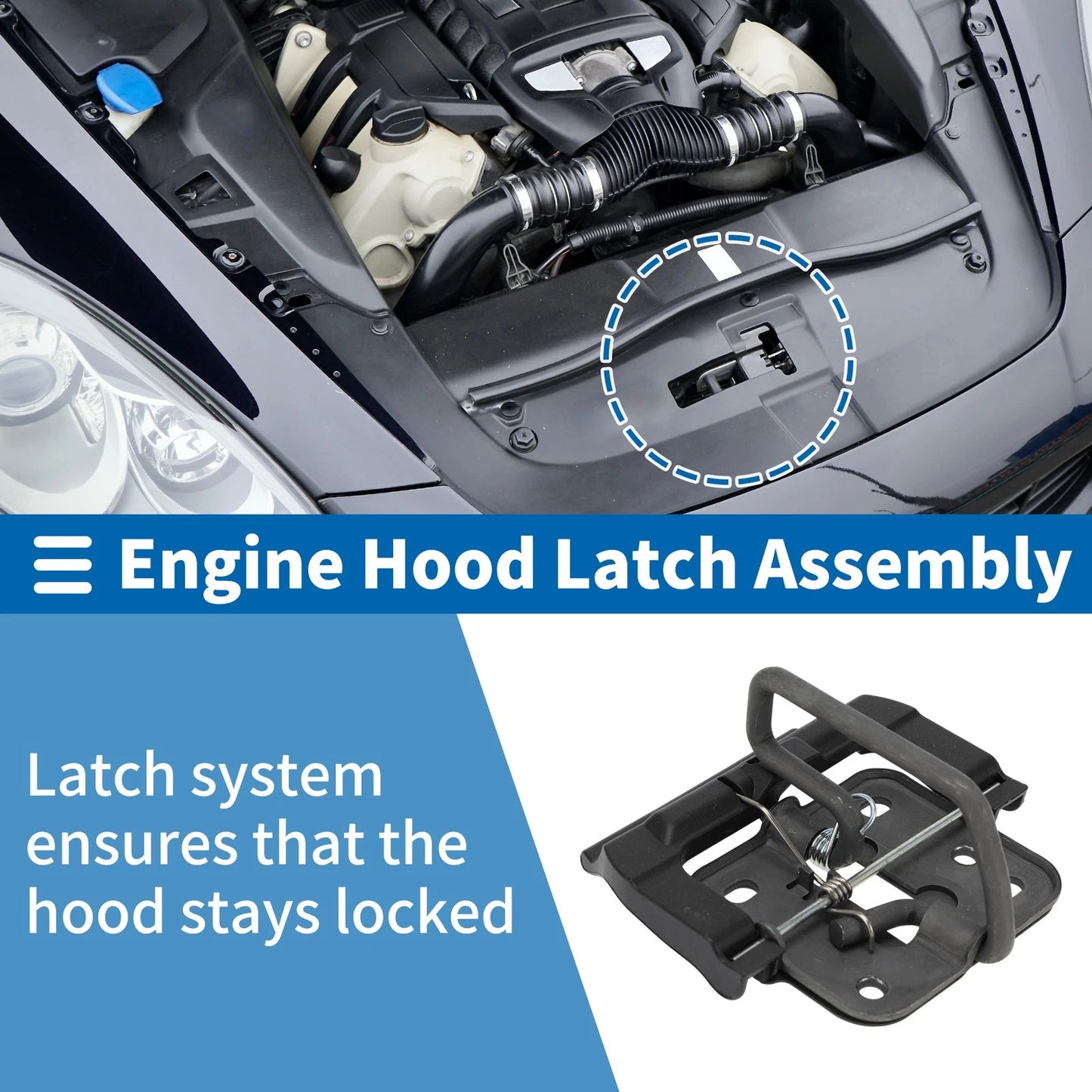 Hood Latch Assembly for Volkswagen Tiguan (2019–2023) No. 5NA823186C