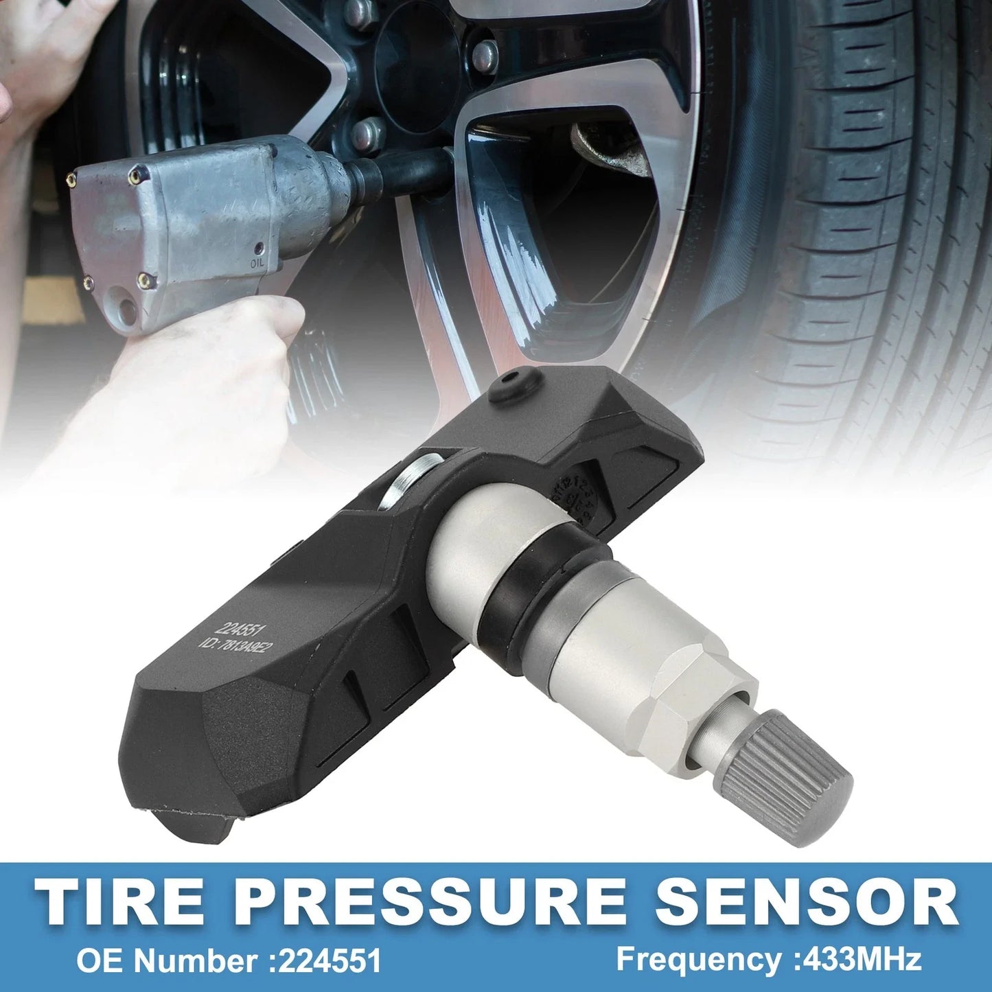 Tire Pressure Sensor 433MHz for Ferrari Enzo (2003-2004) 1 x Pc