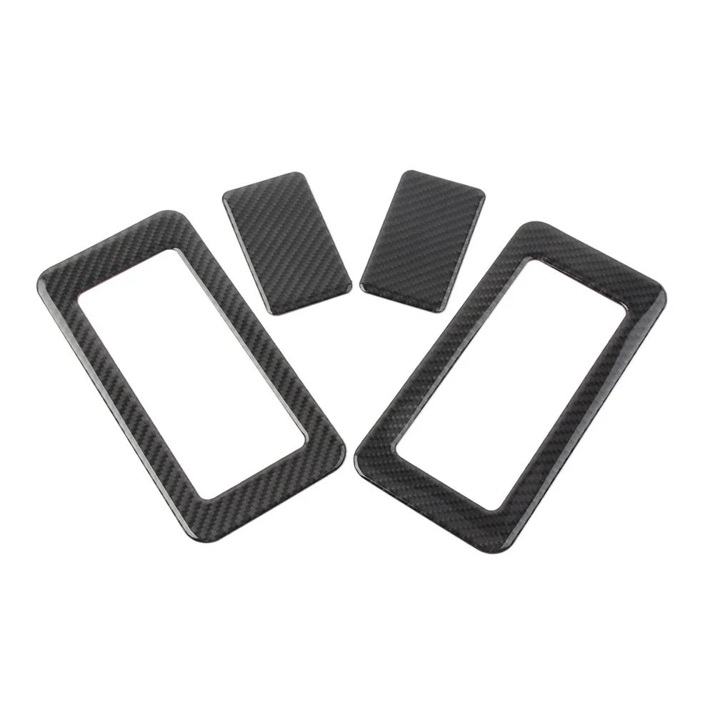 4 x Interior Rear Seat Switch Cover Trim for Jeep Wrangler JK (2011-2017)