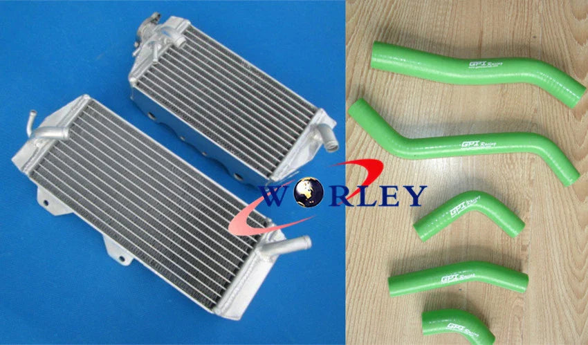 Aluminum Radiator & Hose for Kawasaki KX450F KXF450 (2006-2008)
