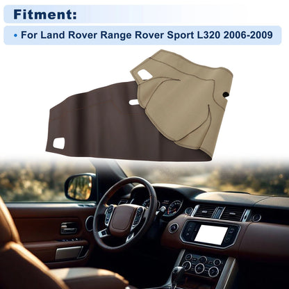 Dash Cover for Land Rover Range Rover Sport L320 (2006–2009) Faux Leather Brown
