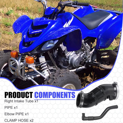 Right Intake Tube & Elbow Pipe for Yamaha Raptor YFM 660 (2001–2005)
