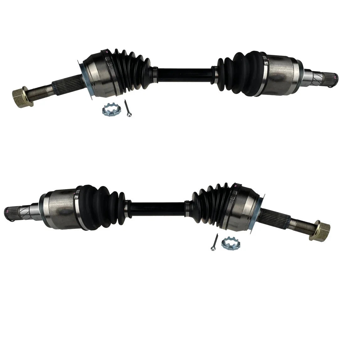2 Front CV Drive Shafts for Nissan Navara D23 (2014–2023)