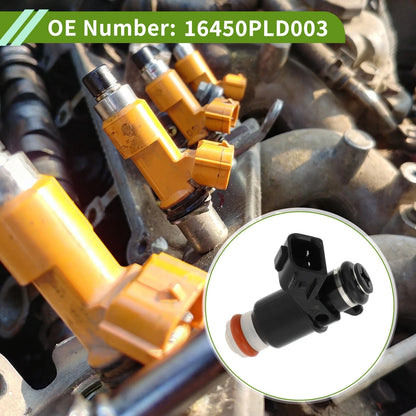 Fuel Injector No. 16450PLD003 for Honda Civic Si 2.0 (2002–2005) 1 Pc Black