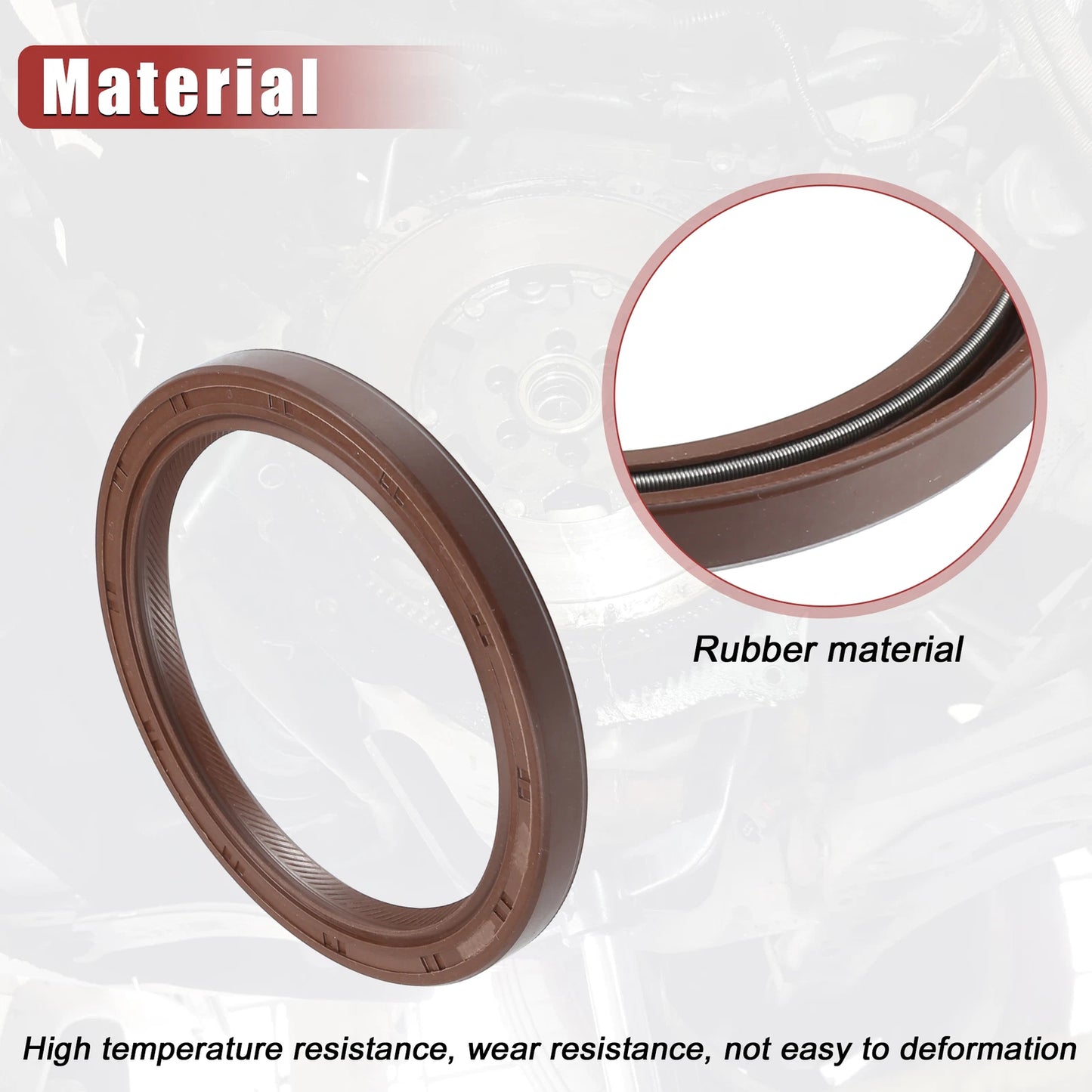 Rear Crankshaft Seal for Toyota Corolla (1998–2008) No. 90311-76001