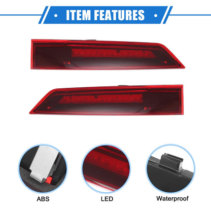 Pair Third Brake Light for Ford Transit Tourneo Custom (2012–Present) Red