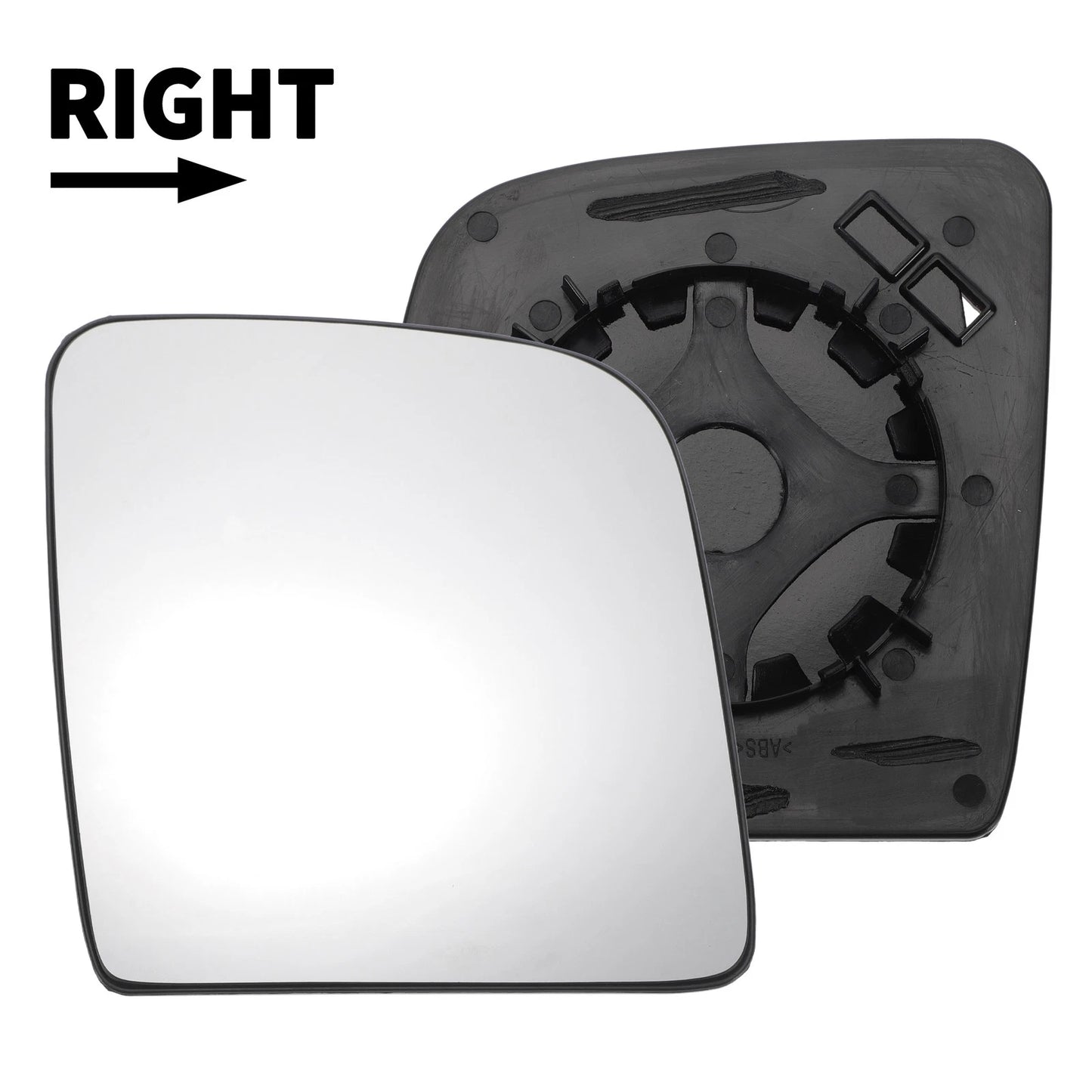 Right Upper Side White Mirror Glass for Ford Transit (Non-heated)